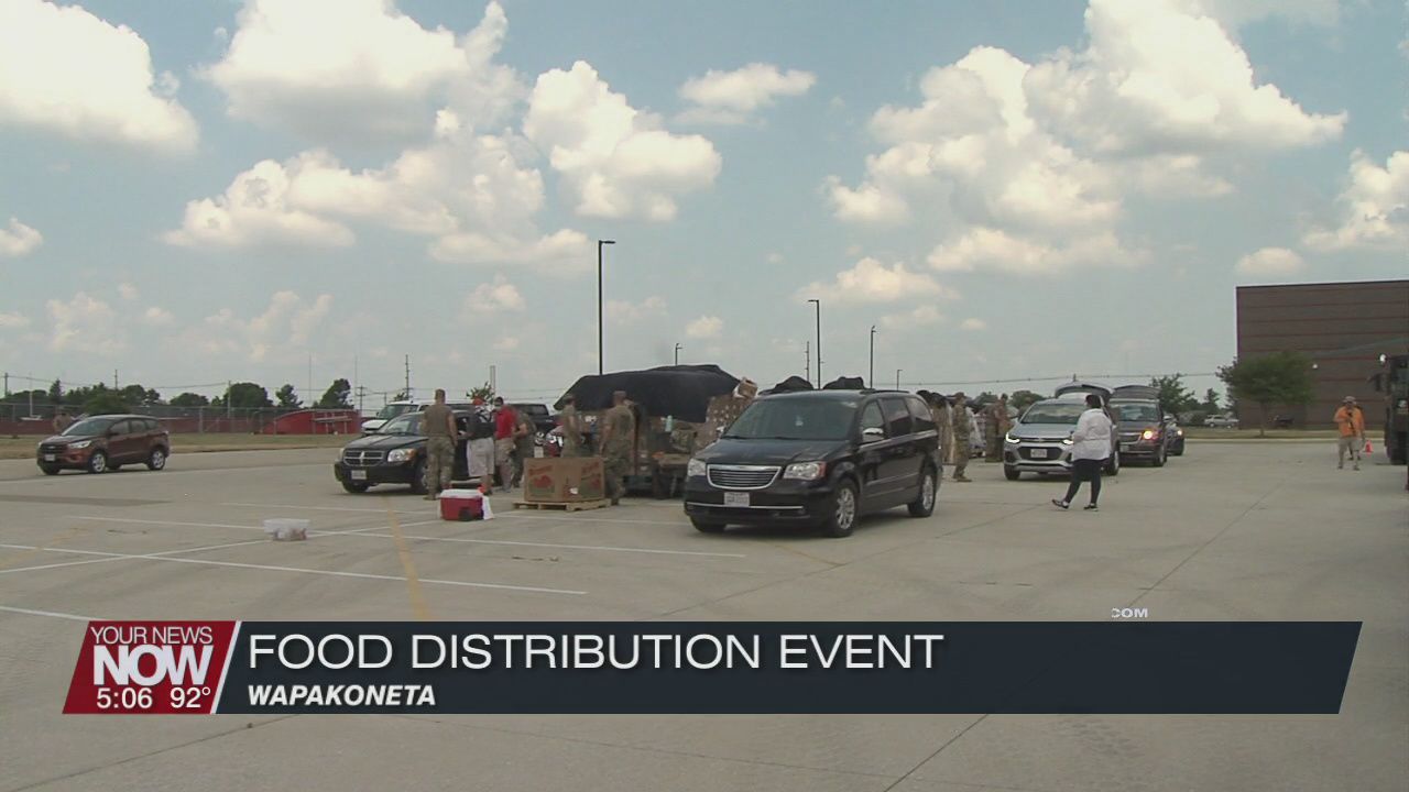 Food distribution held in Wapakoneta